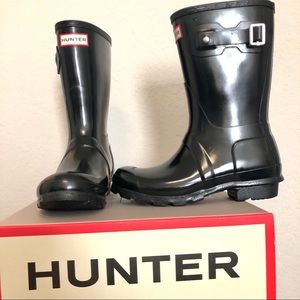 HUNTER Original Short Gloss Waterproof Rain Boot